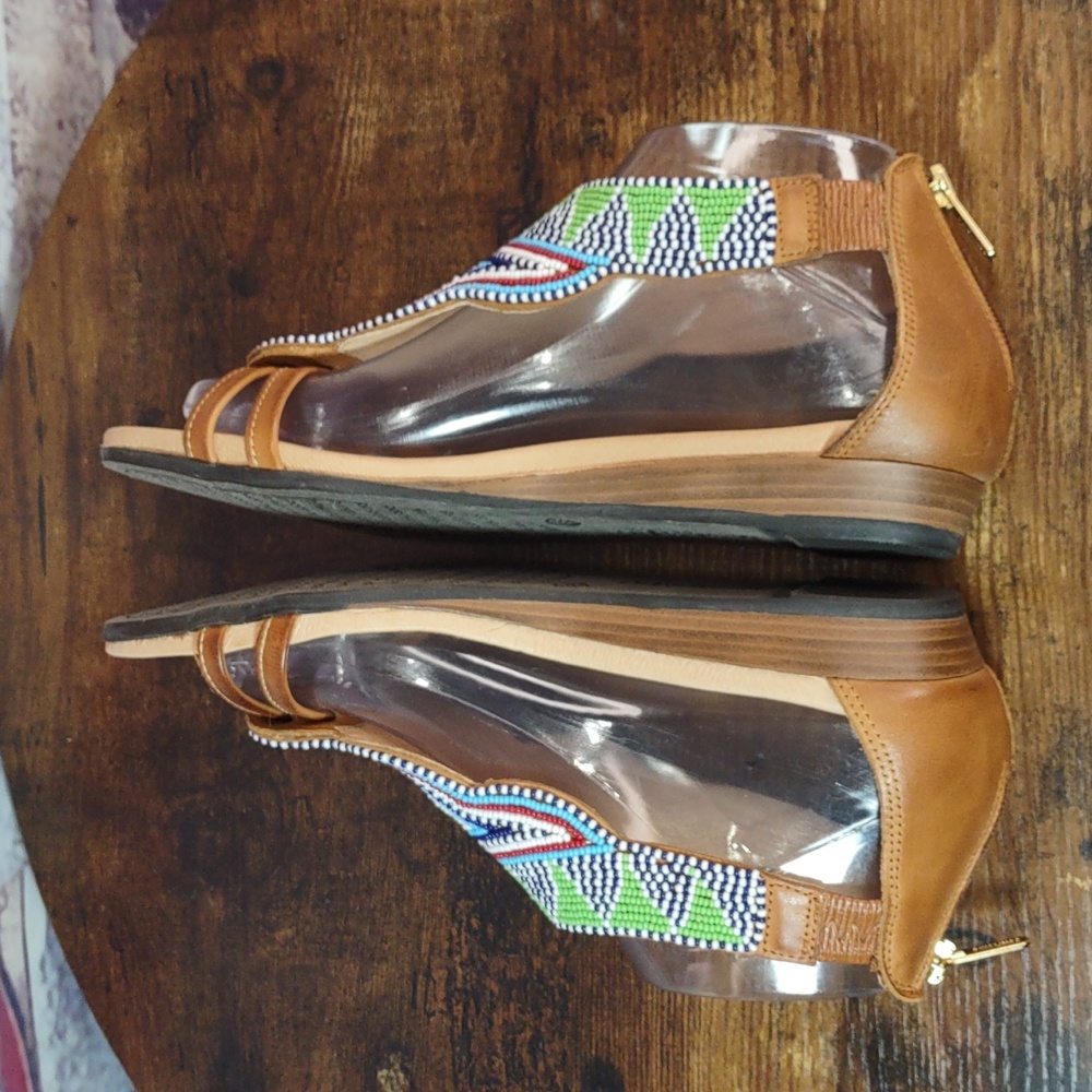 Pikolinos MASSAI Beaded Leather Sandals - Picture 7 of 12